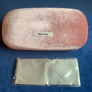 MIU MIU 2 Piece Eye/Sunglass Case Hard